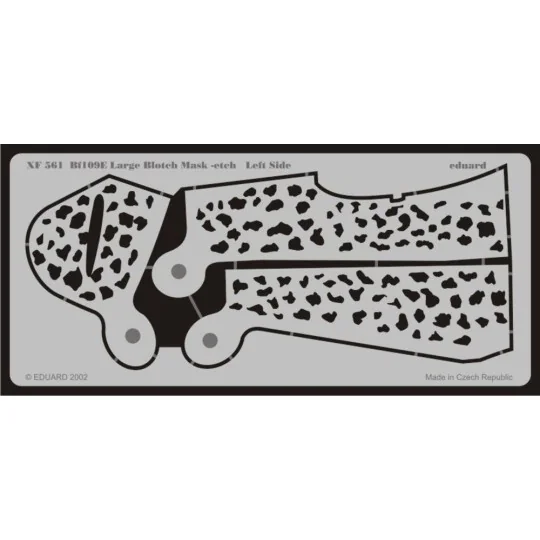 Bf-109E Schablone große Flecken - Eduard Accessories XF561