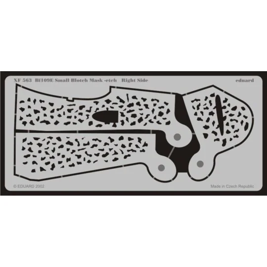Bf-109ESmall Blotch mask-etch - Eduard Accessories XF563