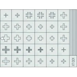 Deutsche Kreuze früh - Eduard Accessories XT001