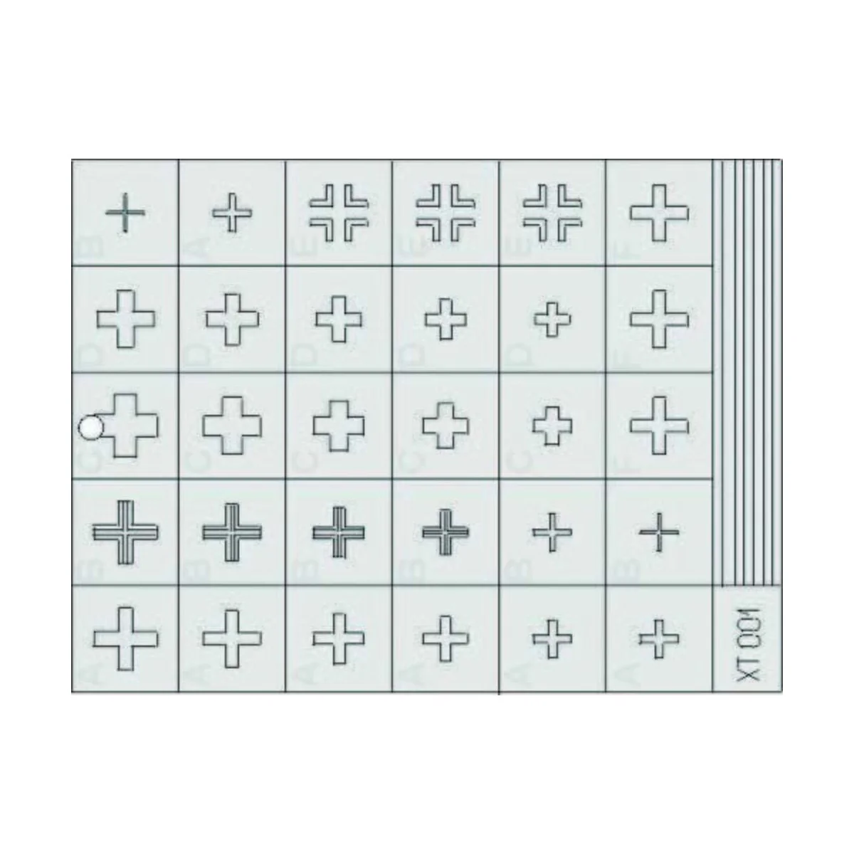 Deutsche Kreuze früh, 1/35 - Eduard Accessories XT001