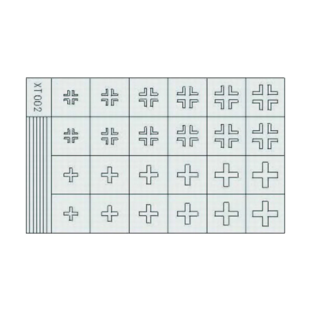 Deutsche Kreuze spät - Eduard Accessories XT002