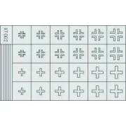 Deutsche Kreuze spät - Eduard Accessories XT002