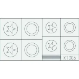 US Stars large, 1/35 - Eduard Accessories XT005
