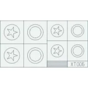 US Stars large - Eduard Accessories XT005