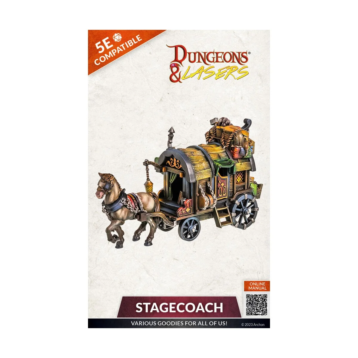 Dungeons & Lasers Miniatures: STAGECOACH - Archon Studio DNL0060