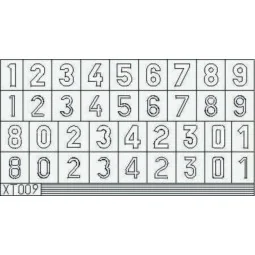 German Numbers Large - Eduard Accessories XT009