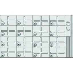 Jerry Canister Crosses, 1/35 - Eduard Accessories XT011