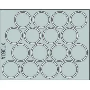 King Tiger Wheel Mask, 1/35 - Eduard Accessories XT060