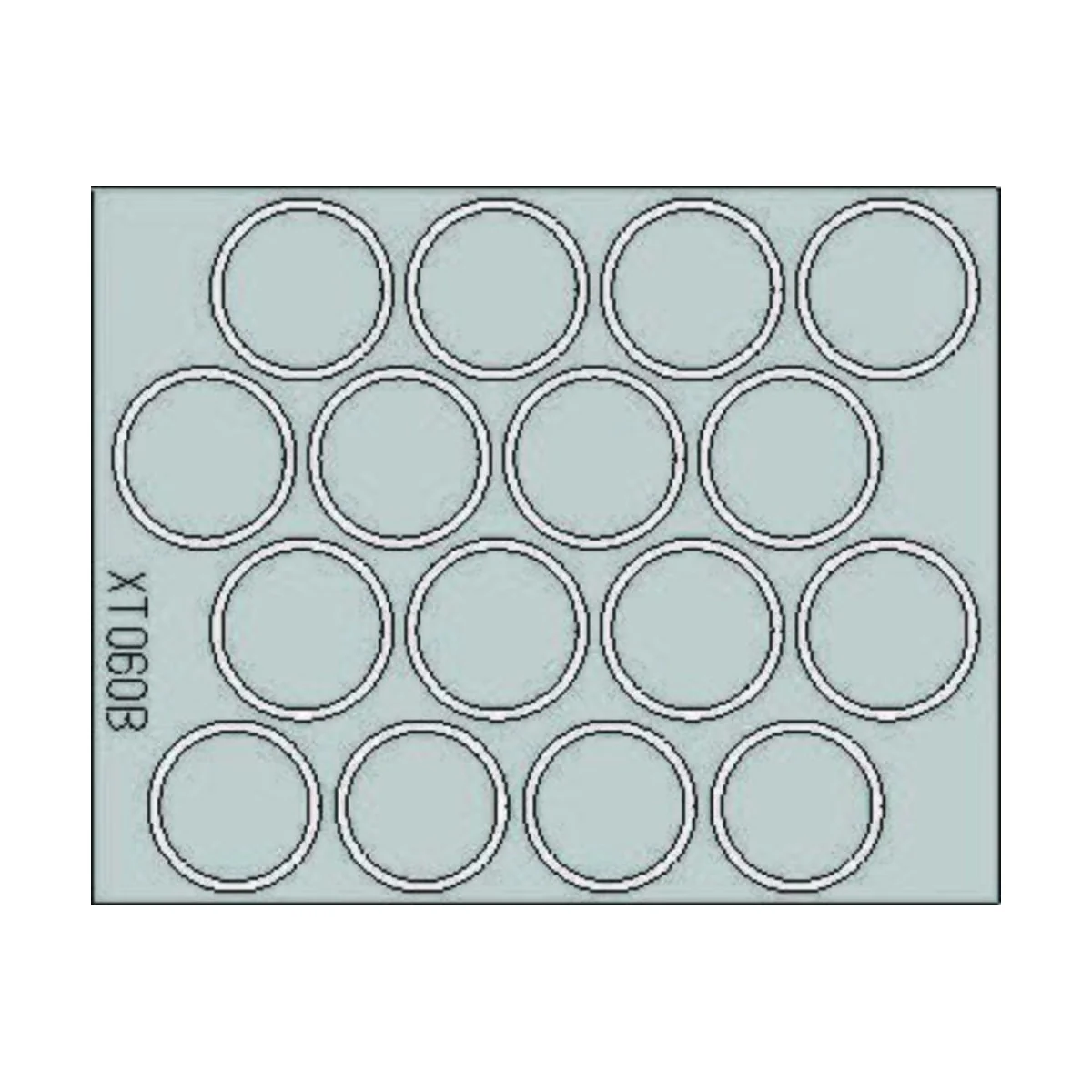 King Tiger Wheel Mask - Eduard Accessories XT060