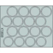 King Tiger Wheel Mask, 1/35 - Eduard Accessories XT060