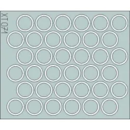 Pz.IV H/J wheel mask - Eduard Accessories XT071