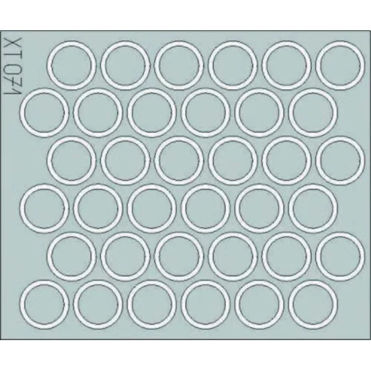 Pz.IV H/J wheel mask - Eduard Accessories XT071