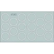 Panther G Sd.Kfz. 171 Maskierfolie für Laufrollen, 1/35 - Eduard Ac...