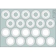 M-113 wheel mask - Eduard Accessories XT073