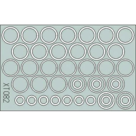 Stug III wheel mask - Eduard Accessories XT082