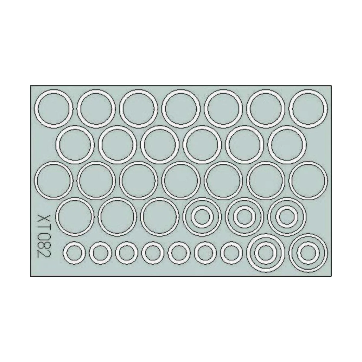 Stug III wheel mask - Eduard Accessories XT082