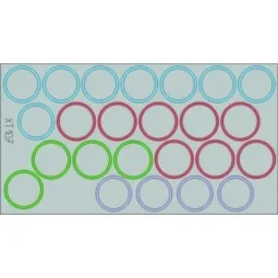 SD.Kfz 181 Tiger I Maskierfolie für Laufrollen, 1/35 - Eduard Acces...