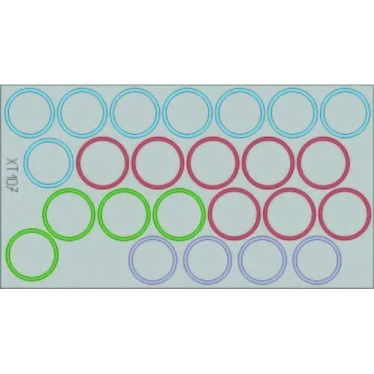 SD.Kfz 181 Tiger I Maskierfolie für Laufrollen, 1/35 - Eduard Acces...