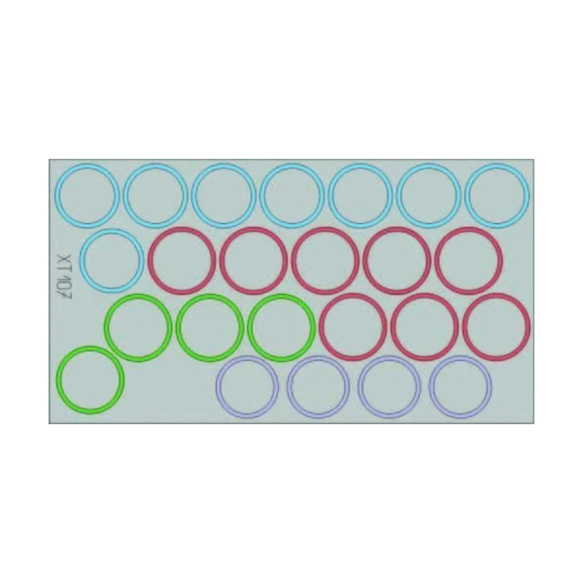 SD.Kfz 181 Tiger I Maskierfolie für Laufrollen, 1/35 - Eduard Acces...