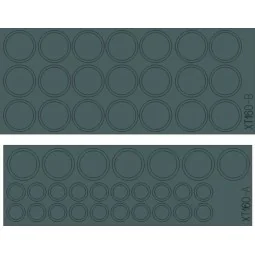 M-26 wheel masks for Hobby Boss, 1/35 - Eduard Accessories XT160