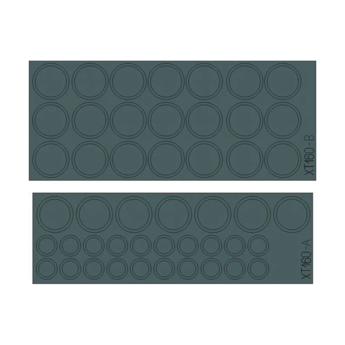 M-26 wheel masks for Hobby Boss - Eduard Accessories XT160