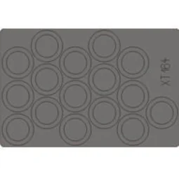 M-50A wheels for Academy - Eduard Accessories XT164