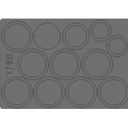 BT-7 wheel masks for Tamiya - Eduard Accessories XT166