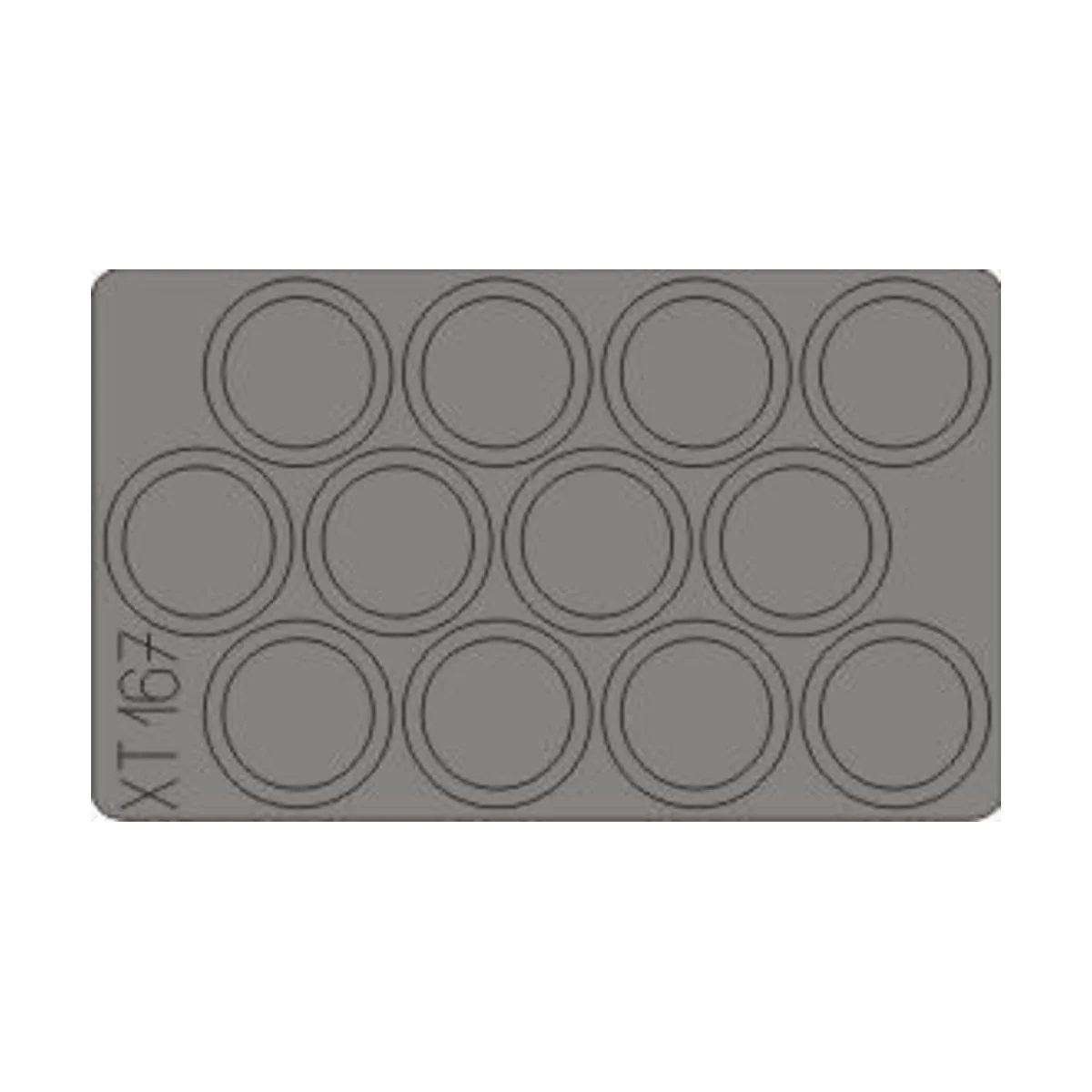 M-7 Mid production wheels masks (DRA) - Eduard Accessories XT167