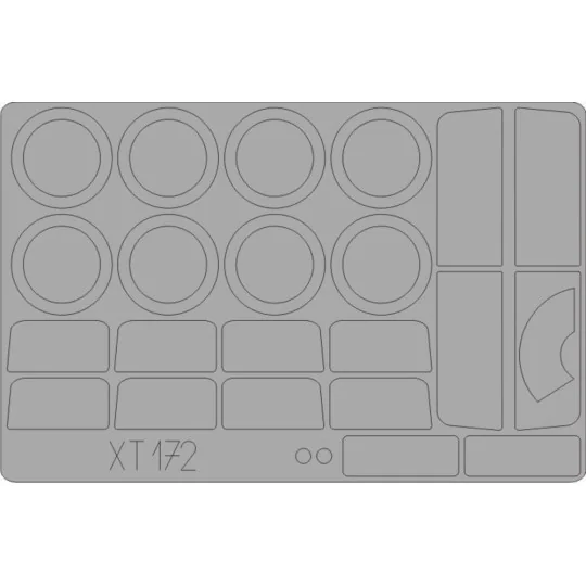 M-1097 A2 Cargo Carrier for Italeri - Eduard Accessories XT172