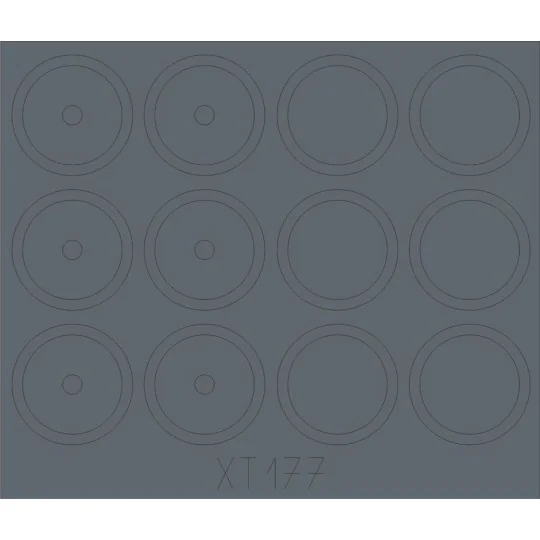 ASU-85 SPG(1956) wheels for Trumpeter - Eduard Accessories XT177