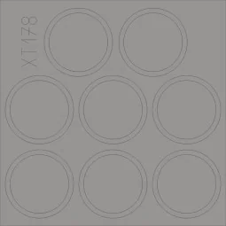 Pz.Kpfw.38(t) Ausf.E/F wheels (TRU), 1/35 - Eduard Accessories XT178