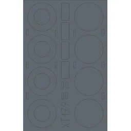 Staghound wheels for Bronco, 1/35 - Eduard Accessories XT179