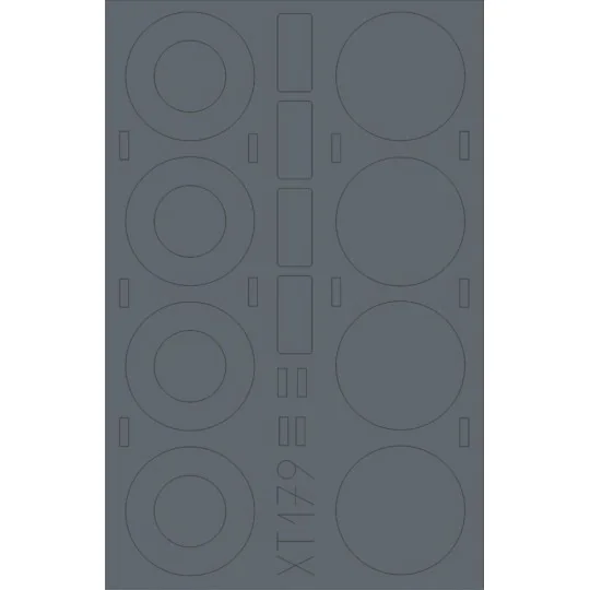 Staghound wheels for Bronco - Eduard Accessories XT179