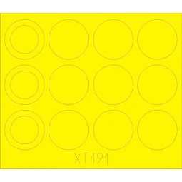 Merkava IIID wheel masks for Hobby Boss, 1/35 - Eduard Accessories ...