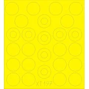 M-109A wheel masks 1/35 for Kinetic - Eduard Accessories XT197