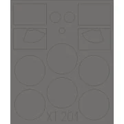 Kfz.2 Radio car for ICM, 1/35 - Eduard Accessories XT201