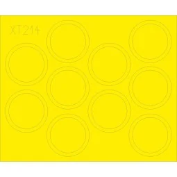 T-34/85 wheels for Academy, 1/35 - Eduard Accessories XT214