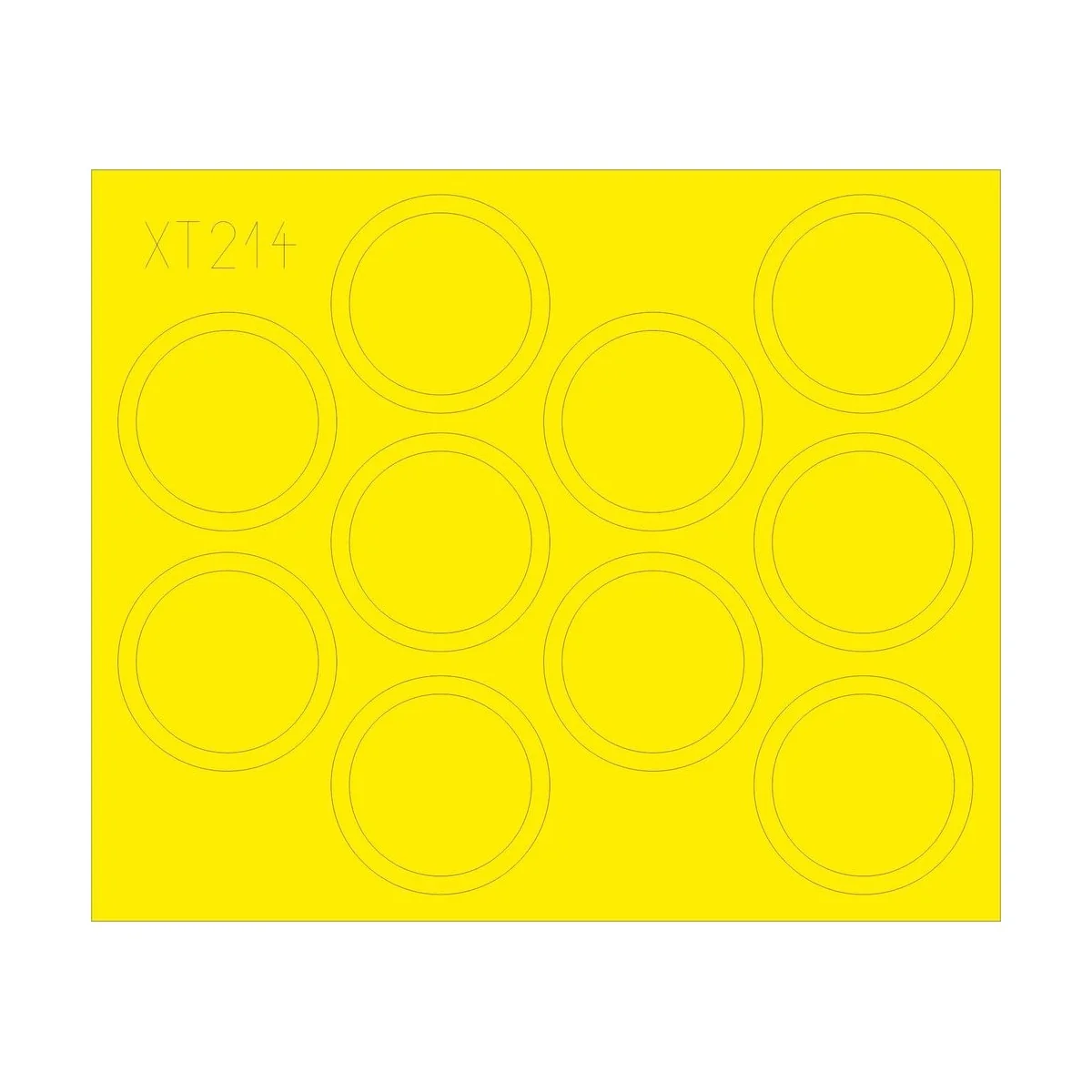 T-34/85 wheels for Academy, 1/35 - Eduard Accessories XT214