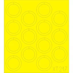 Su-76M wheels for Tamiya - Eduard Accessories XT217