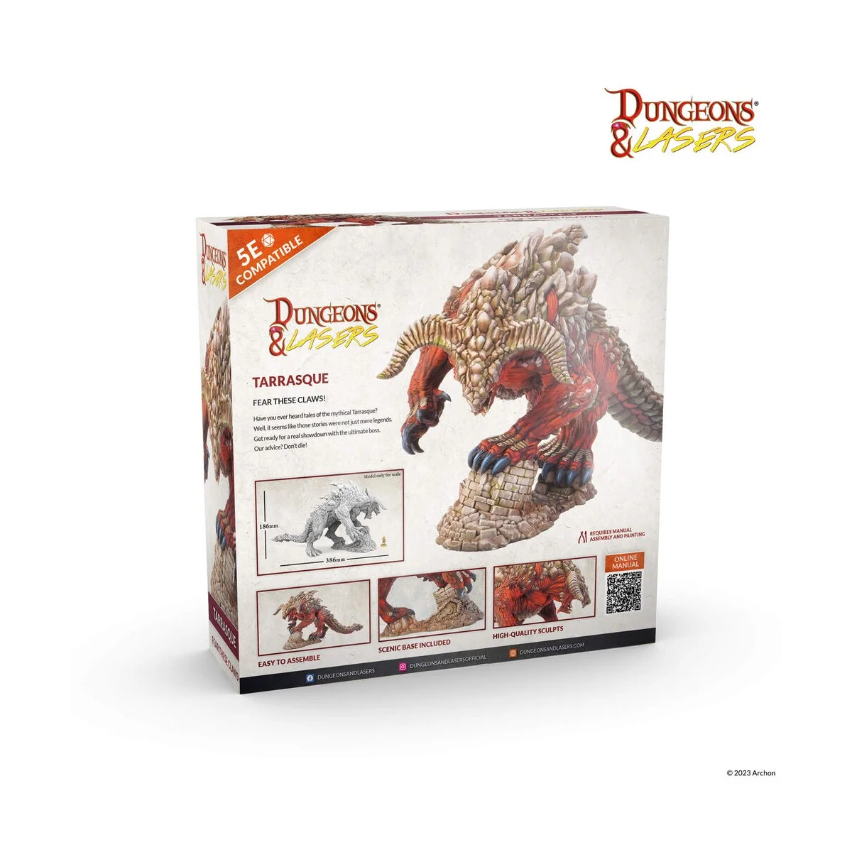 Dungeons & Lasers Miniatures: TARRASQUE - Archon Studio DNL0061