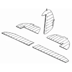 Hurricane Steuerflächen - CMK 129-4012