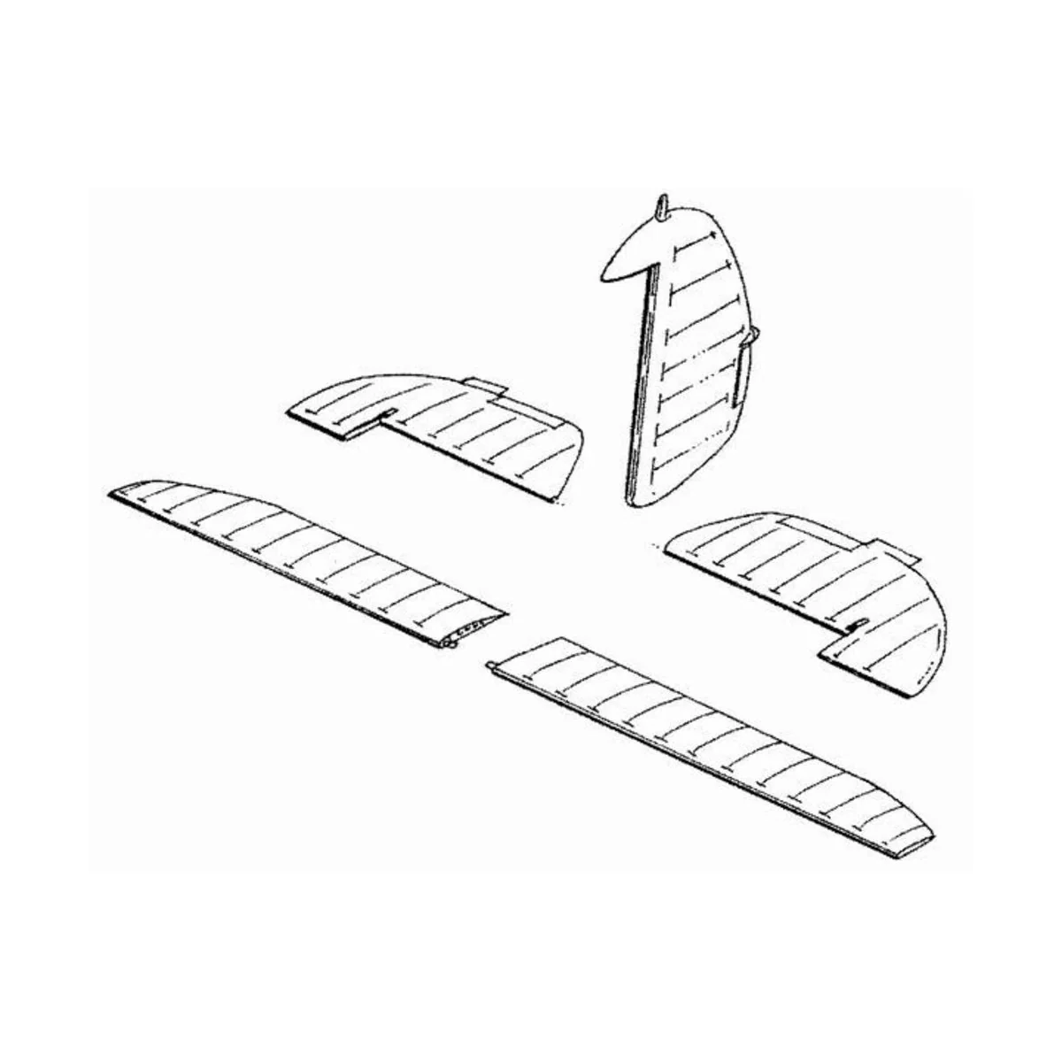 Hurricane Steuerflächen - CMK 129-4012