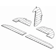 Hurricane Steuerflächen, 1/48 - CMK 129-4012