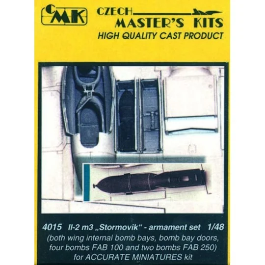 Il-2m3 Stormovik Armament, 1/48 - CMK 129-4015