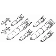 Russische Bomben WWII, 1/48 - CMK 129-4027