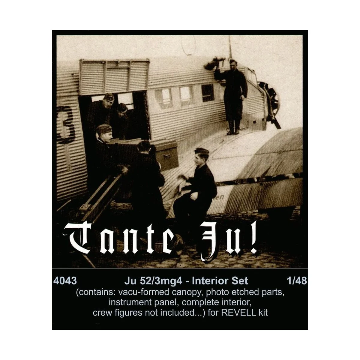 Ju 52/3mg4 interior set, 1/48 - CMK 129-4043 Ju 52/3mg4 interior set, 1/48 - CMK 129-4043