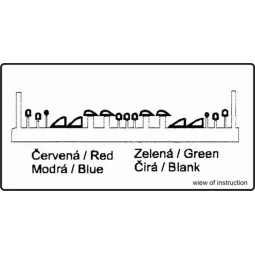 Navigation light, Clear, red, blue, green, 1/48 - CMK 129-4060