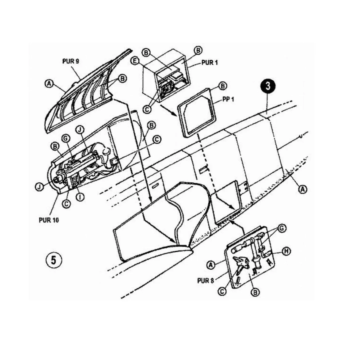 Hs-129B Waffen Set, 1/48 - CMK 129-4067 Hs-129B Waffen Set, 1/48 - CMK 129-4067