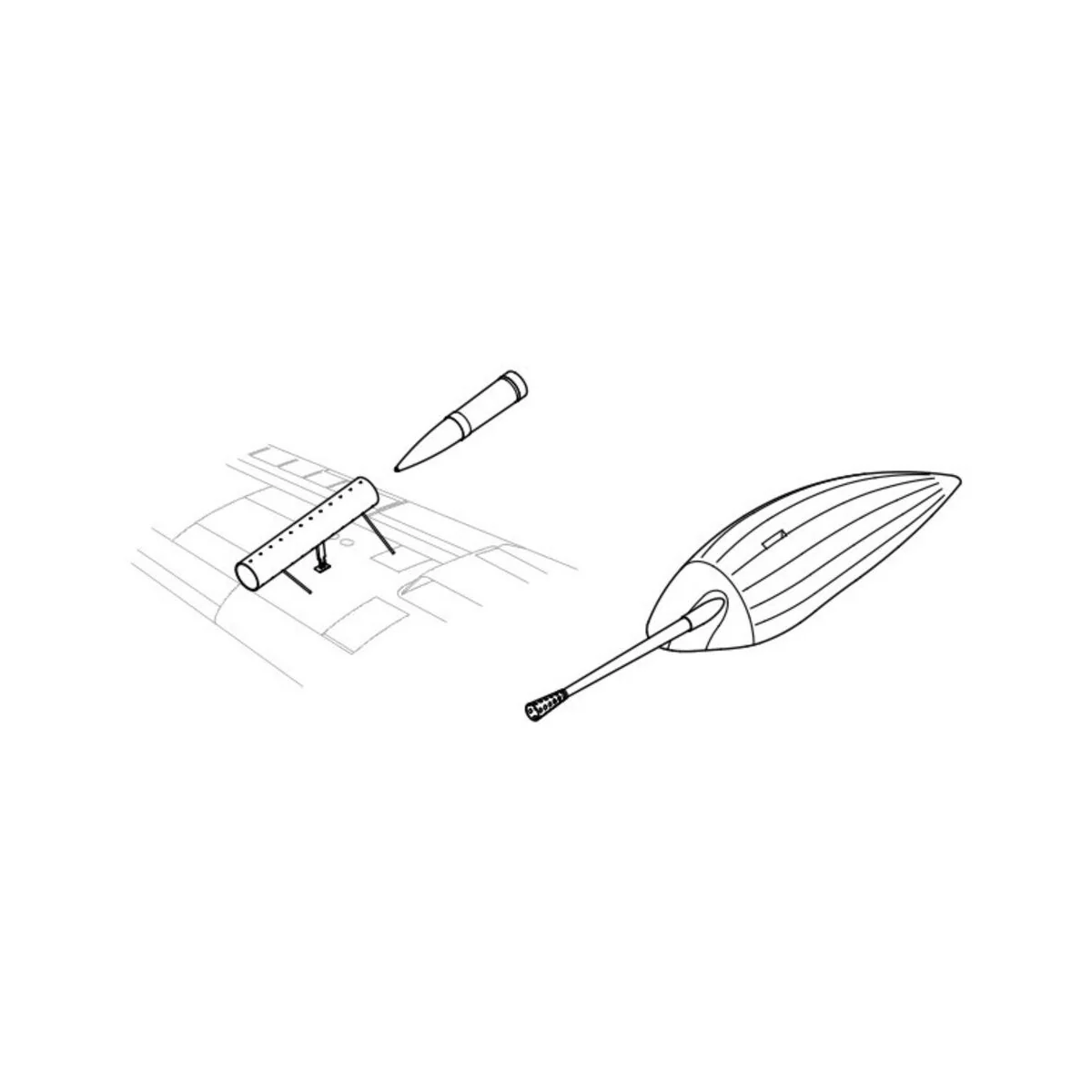 Bf 110 G-2/R-1 Umwandlungsset, 1/48 - CMK 129-4079 Bf 110 G-2/R-1 Umwandlungsset, 1/48 - CMK 129-4079