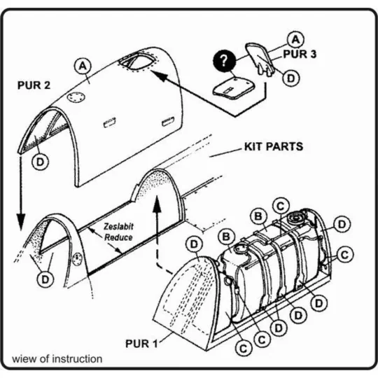 Dornier Do 335A Exterior Set, 1/48 - CMK 129-4085 Dornier Do 335A Exterior Set, 1/48 - CMK 129-4085